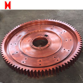 AISI DIN Forging 40# Large Steel Double Spur Wheel Gear